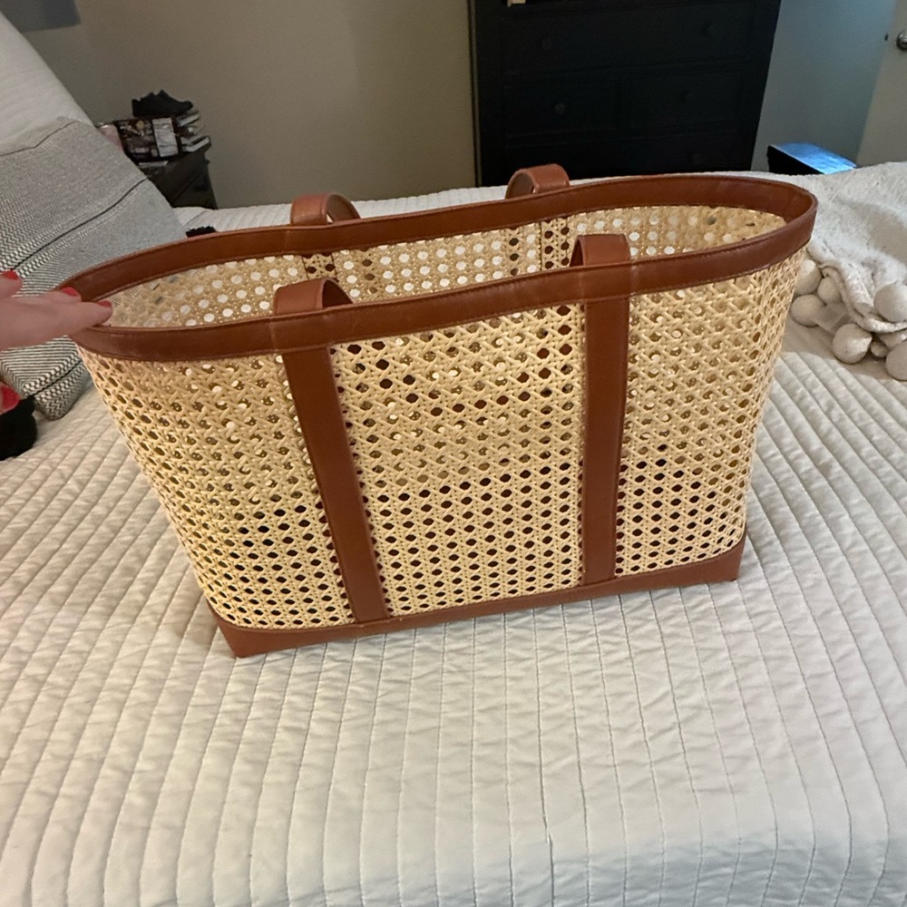 Target Tan and Brown Tote Bag